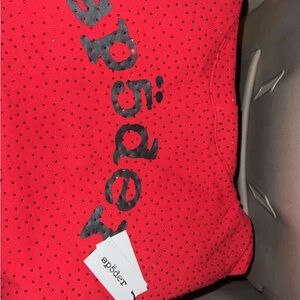 Men's Crewneck Sweater in Red with Logo